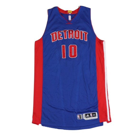New Adidas 3XL Detroit Pistons #10 Monroe Jersey